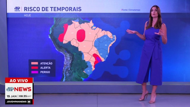 Previsão do Tempo: Defesa Civil alerta para temporais em SP nesta quinta (15)