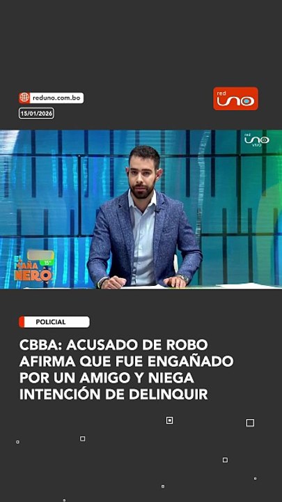 CBBA: Acusado de robo afirma que fue engañado por un amigo y niega intención de delinquir