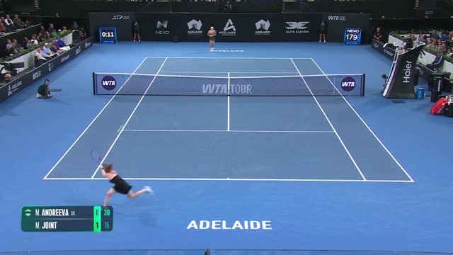 Adelaïde - Andreeva rejoint les demi-finales