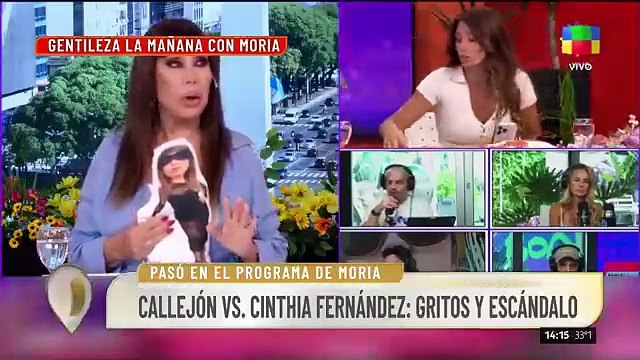 Moria Casán analizó la pelea entre Cinthia Fernández y María Fernanda Callejón