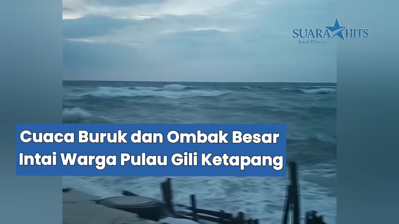 Cuaca Buruk kepung Pulau Gili, Warga Swadaya Benahi Tangkis Laut