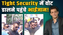 Salman Khan Voting: सलमान खान ने Tight Security में डाला Vote, भाईजान को देख बेकाबू हुई भीड़!