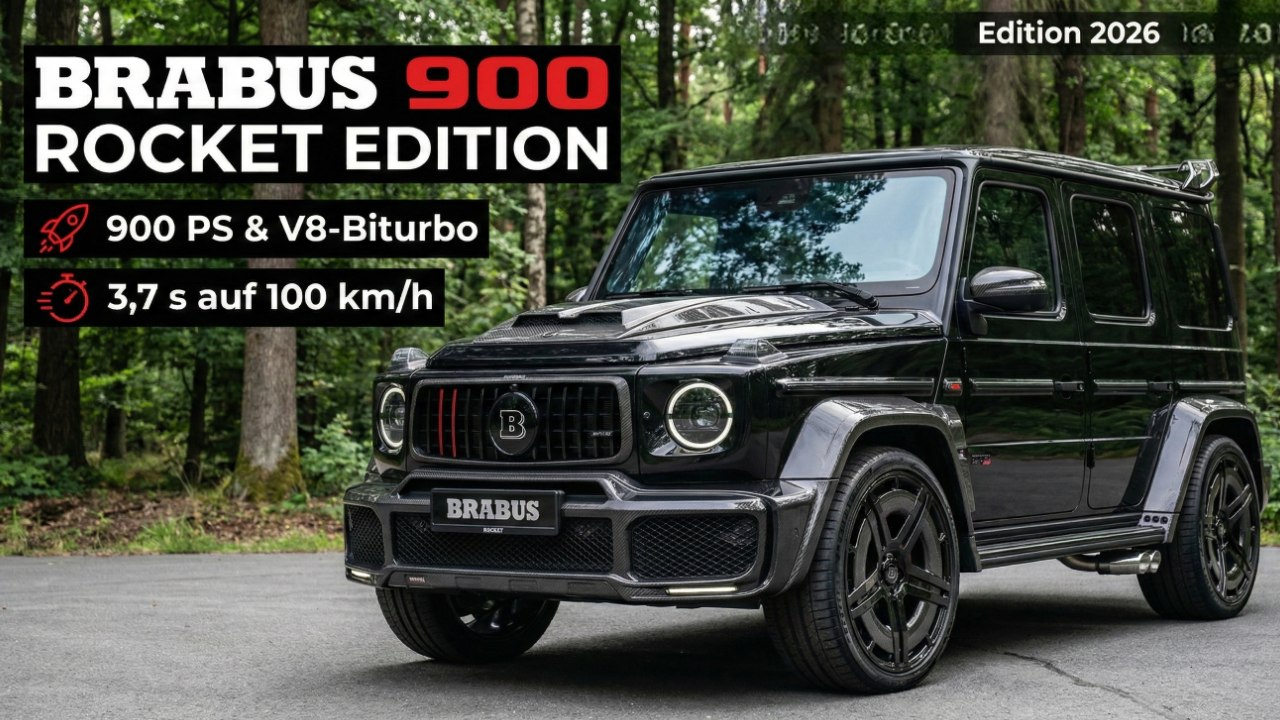 Mercedes-AMG G 63 wird zum 900-PS-SUV durch Brabus-Power