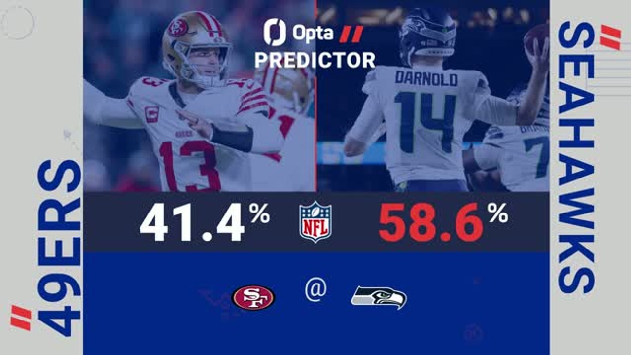 San Francisco 49ers @ Seattle Seahawks - Opta Predictor