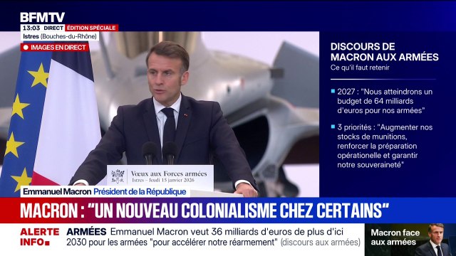 Industrie militaire: Si nous étions en guerre, j'ose espérer que nous ne produirions pas ainsi , déclare Emmanuel Macron
