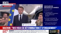 La Marseillaise entonnée après les vœux d'Emmanuel Macron aux armées françaises