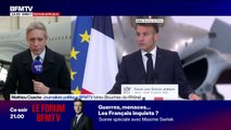 Lors de ses vœux aux armées françaises, Emmanuel Macron annonce l'envoi de renforts 