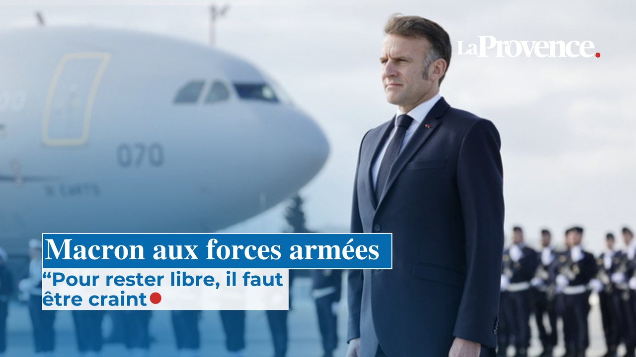 Macron aux forces armées : “Pour rester libre, il faut être craint”