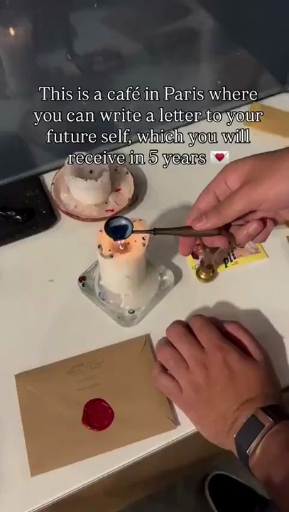 A Parisian Café Lets You Write a Letter to Yourself in 5 Years. And Then Disappears