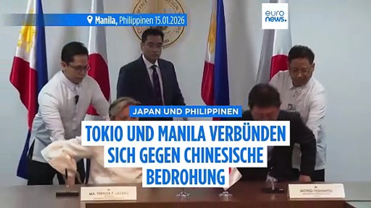 Japan und Philippinen zeichnen Verteidigungspakt gegen chinesische Bedrohung