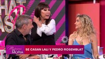 Moria Casán sin piedad: cuestionó la boda de Lali Espósito y arrojó una dura frase contra Pedro Rosemblat