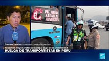 Transportistas en Perú completan paro de 24 horas tras ataques y asesinatos