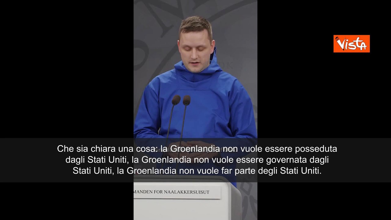 Premier Groenlandia Nielsen: Noi scegliamo la Danimarca, non gli Usa