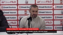 Serkan Özbalta: Bizim için kazanımları yüksek bir maç oldu