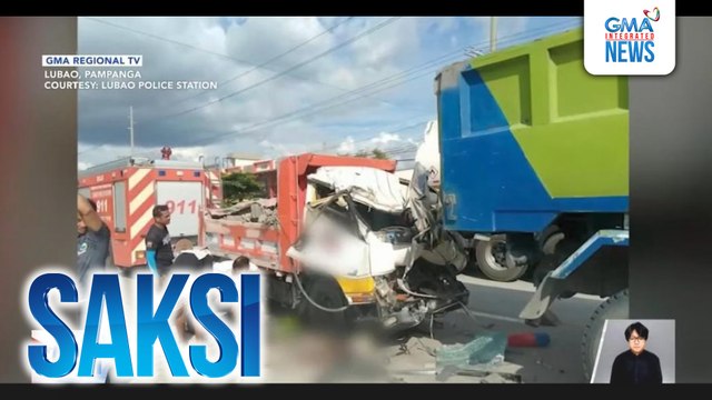 Elf truck, sumalpok sa dump truck; driver, patay | Saksi