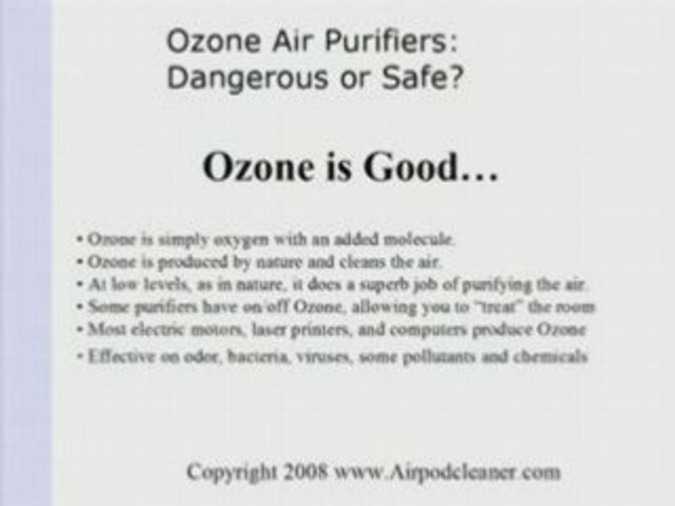 Air Purifier Dangers Are Ozone Air Purifiers Cleaners Dange video Dailymotion