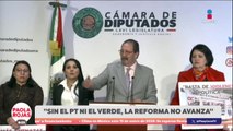 Monreal busca consenso con PT y Verde para reforma electoral | DPC con Poala Rojas