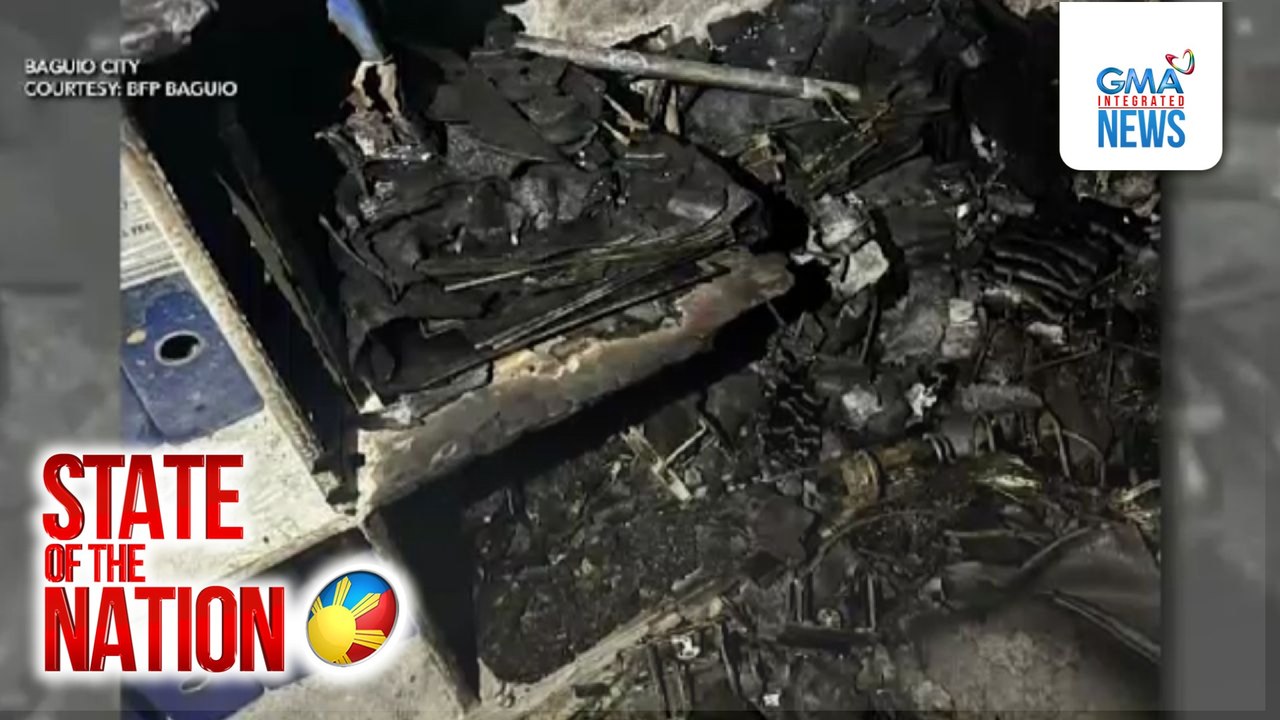 Ilang sensitibong dokumento, nadamay raw sa sunog sa financial management records ng DPWH-CAR | SONA