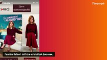Dans le dressing de Faustine Bollaert, LA couleur qui va aux brunes et une jupe créée par Marine Vignes, l'ex-compagne de Nagui !