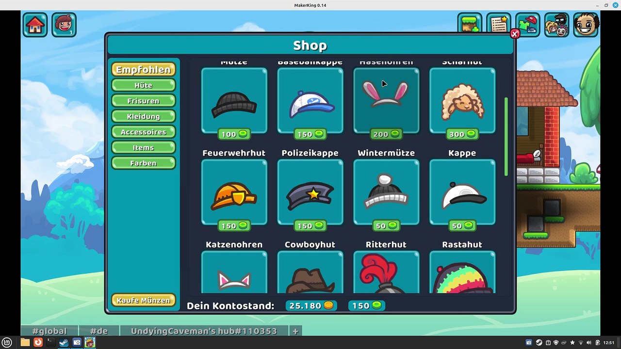 MakerKing - Character Creation