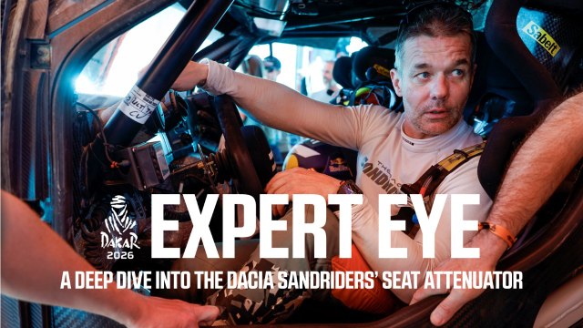 Dakar 2026 - The expert eye: A deep dive into the dacia sandriders seat attenuator