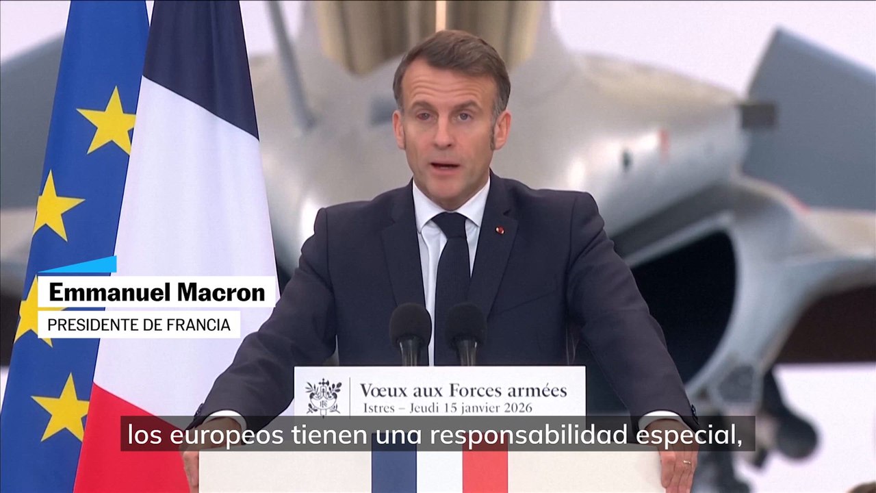 Macron, tras el envío de tropas francesas a Groenlandia: "Ese equipo de soldados será reforzado por medios terrestres, aéreos y marítimos"
