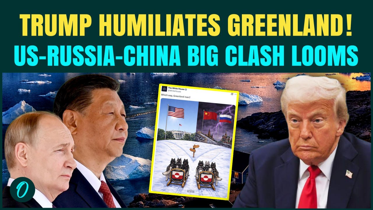 Trump To OWN Greenland? White House MOCKS Greenland, Shares Shocking Cartoon| US Vs Russia-China War