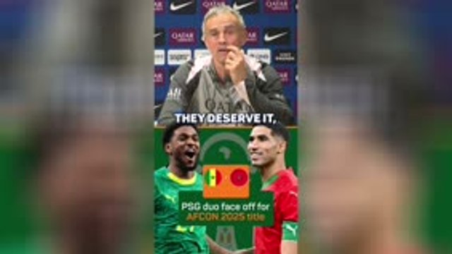 Enrique sends best wishes to PSG duo at AFCON