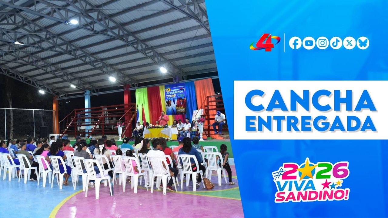 Inauguración 2026: Cancha multiusos en El Tránsito, León🏀