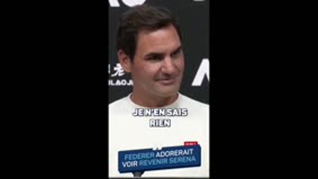 Open d'Australie - Federer : "Un comeback de Serena serait incroyable pour le tennis"