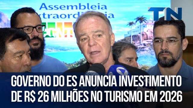 Governo do ES anuncia investimento de R$ 26 milhões no turismo em 2026