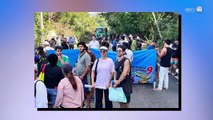 Protesta y bloqueos en la carretera federal 200 en defensa de la playa y los Arcos de Mismaloya