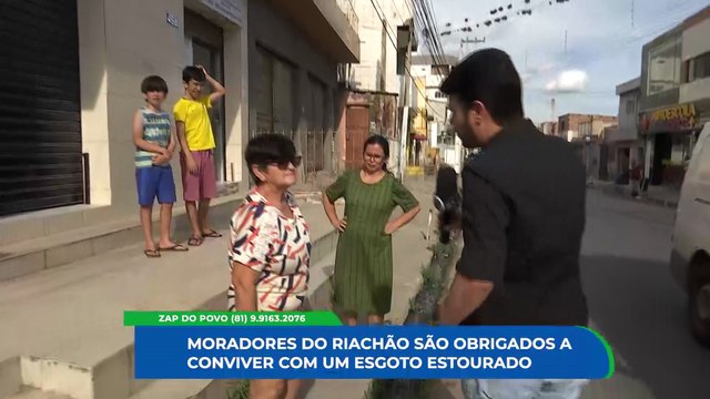 Título: A situação crítica do esgoto na Rua Maria Mirandolina em Caruaru: Afeta moradores e comércios locais