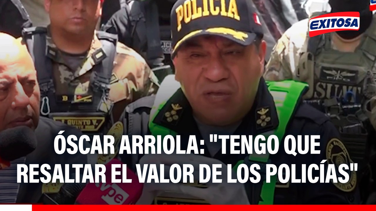 Óscar Arriola sobre falta de patrulleros y equipos en la PNP: "Tengo que resaltar el valor de los policías"