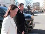 María Corina Machado llega a la Casa Blanca para un almuerzo con Donald Trump