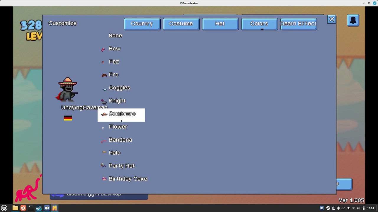 I Wanna Maker - Character Creation