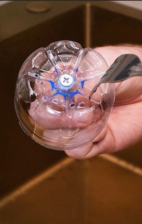 Turn Old Plastic Into a Sink Strainer Basket ♻️🛠️