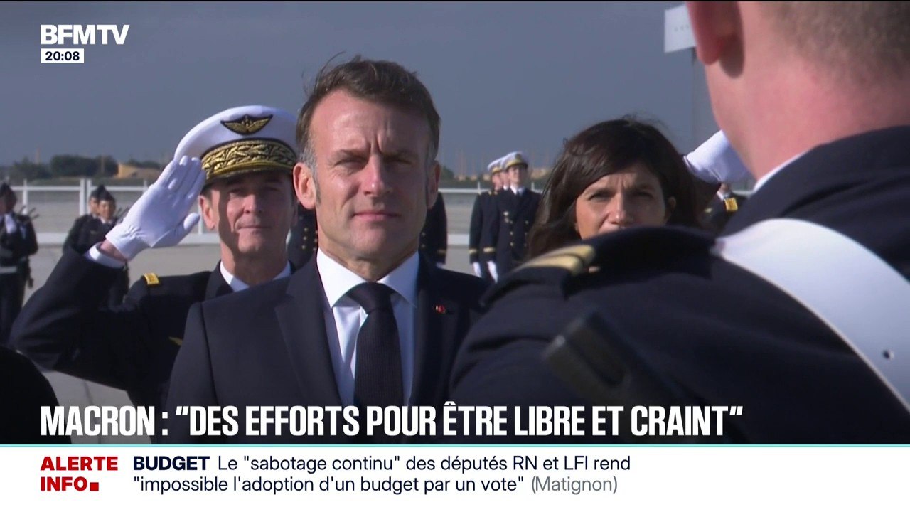 Groenland, Ukraine, budget,... Emmanuel Macron a présenté ses vœux aux armées