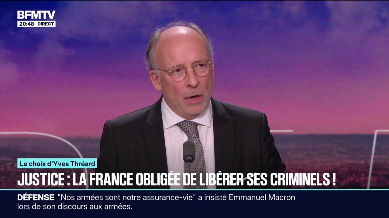 LE CHOIX D'YVES THRÉARD - En 2026, des détenus devront être libérés "faute de pouvoir être jugés dans les délais légaux"