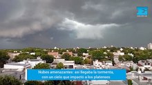 El cielo amenazante: impactantes imágenes de la llegada de la tormenta a La Plata