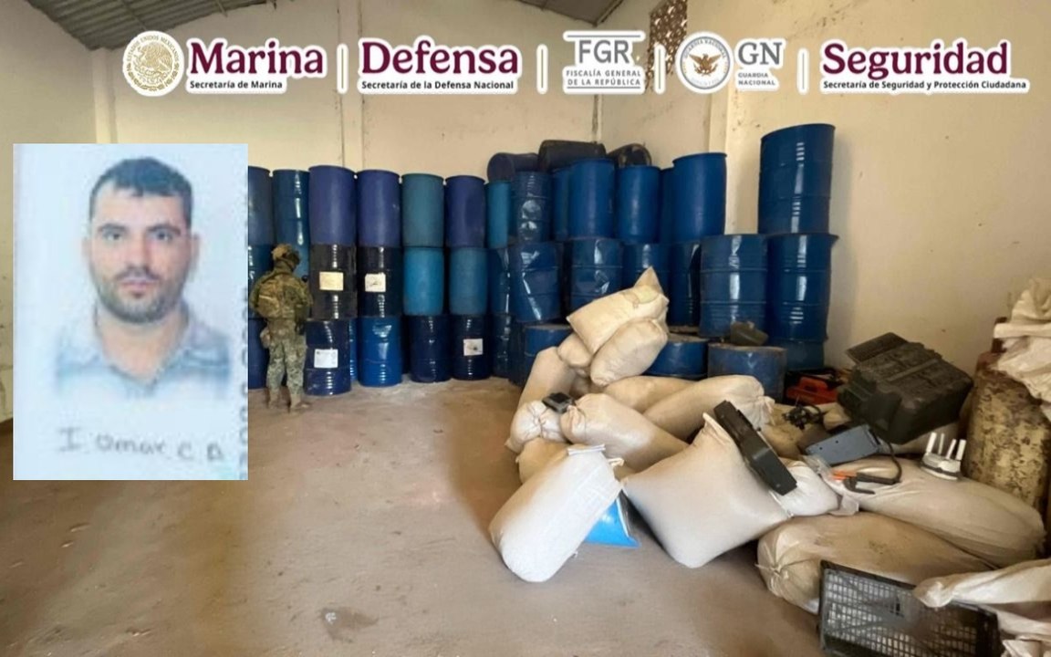 Hallan en Guerrero 'narcolaboratorio' atribuido a Inés Coronel, hermano de Emma Coronel