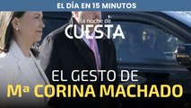 El día en 15 minutos: El gesto de la Premio Nobel Mª Corina Machado con Trump y el repaso a Albares en el Congreso