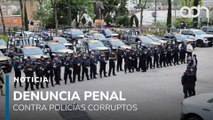 Esto pasó con los policías acusados de extorsionar a automovilistas en Naucalpan