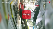 Bahçelievler'de 3 milyon liralık altın hırsızlığı; kuyumcu soygunu kamerada