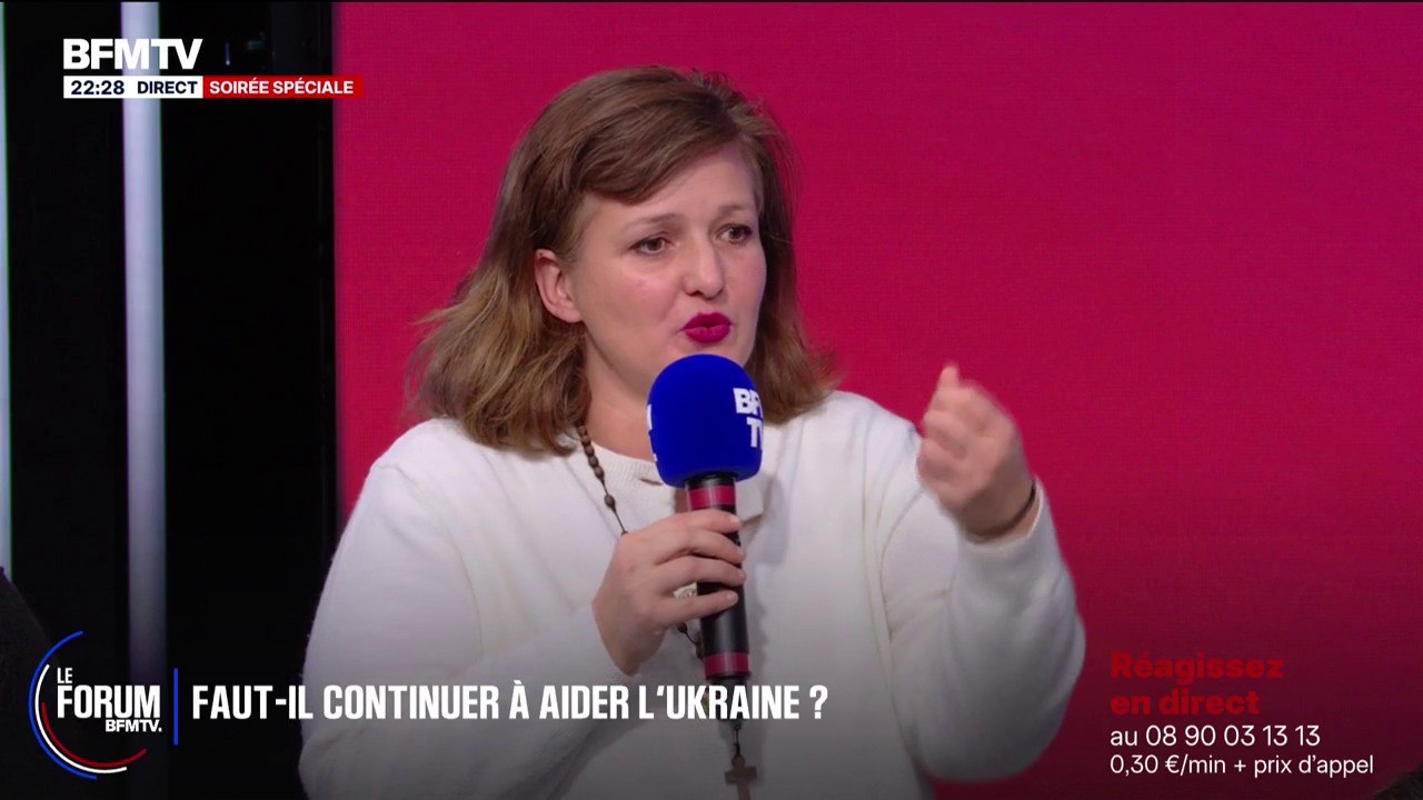 FORUM BFM - Déploiement de troupes françaises en Ukraine en cas de cessez-le-feu: Sabrina, veuve de militaire mort pour la France, se dit "choquée"