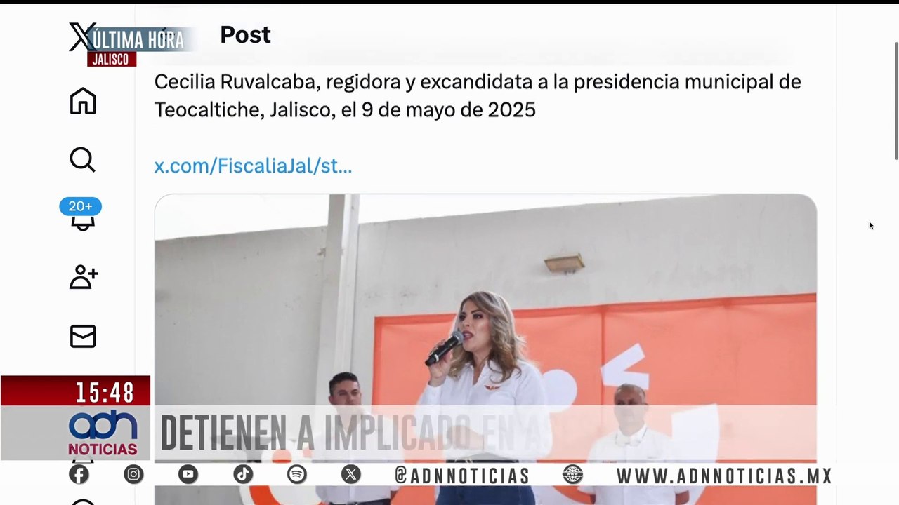 🚨¡Última Hora! Cae presunto implicado en el as...