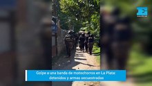 Golpe a una banda de motochorros en La Plata: dos detenidos y armas secuestradas