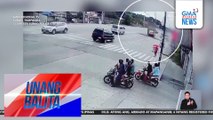 Elf truck, sumalpok sa likod ng dump truck; driver patay, kasama niya sugatan | Unang Balita