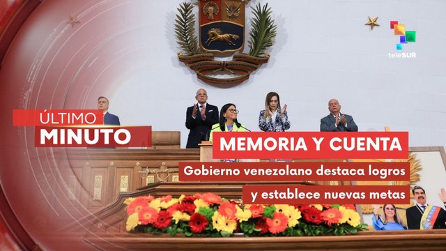 Mensaje anual a la nación de la Presidenta encargada Delcy Rodríguez