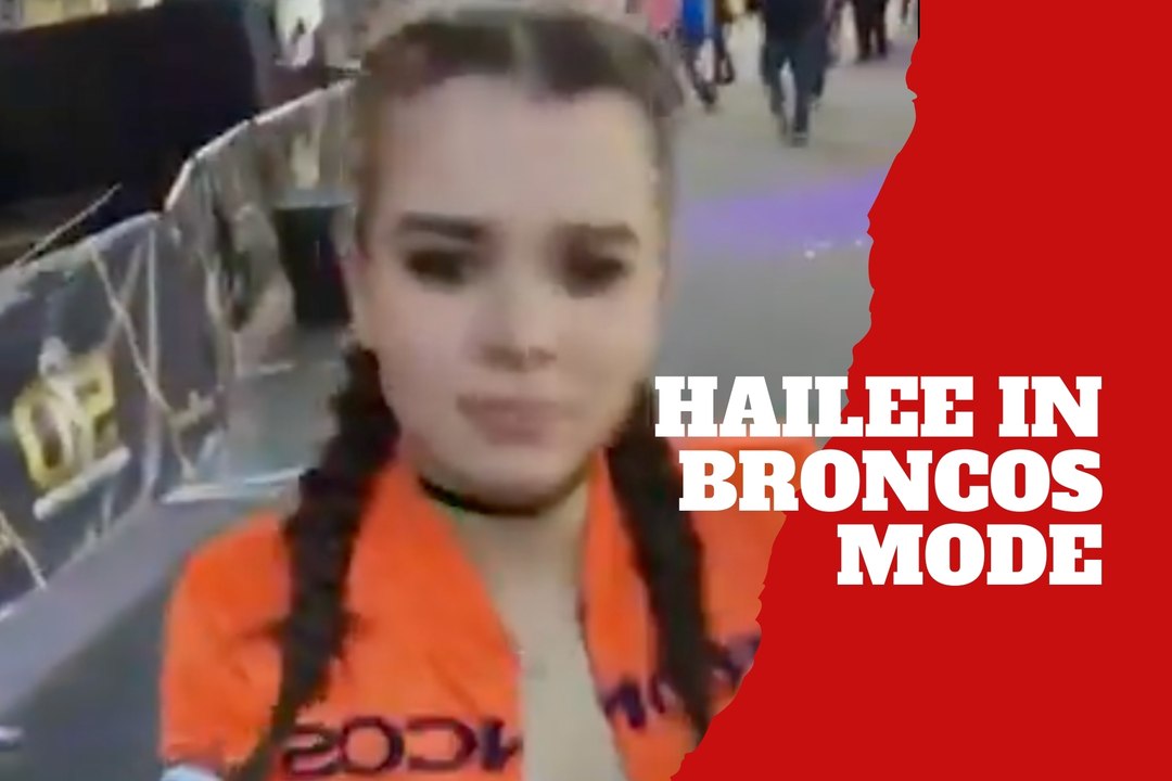 Video of Bills QB Josh Allen’s wife, Hailee Steinfeld, dancing in full Broncos fan gear